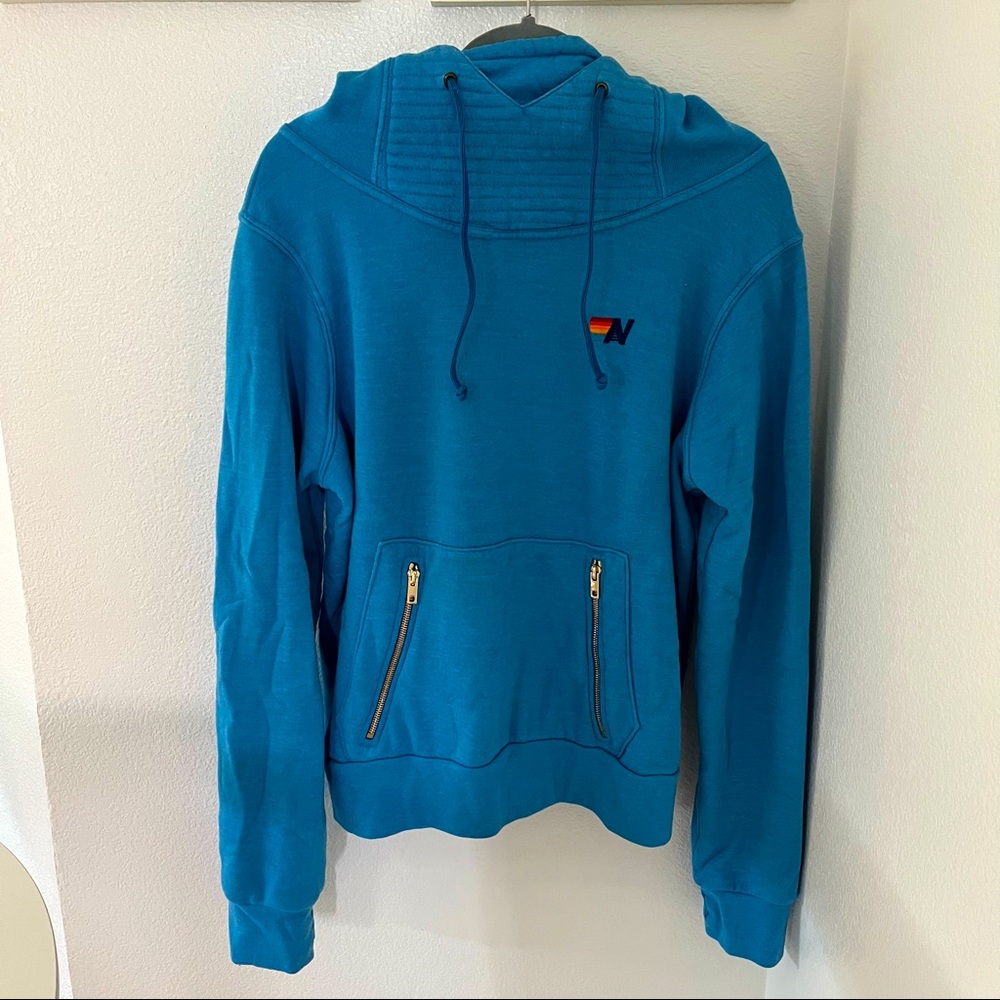 Aviator Nation Ninja Pullover Hoodie Ocean